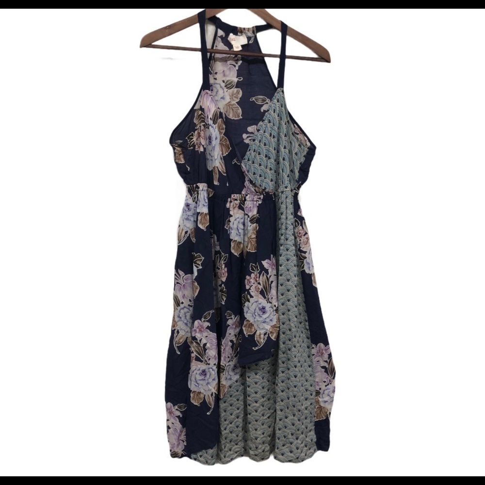 Lilka Anthropologie sleeveless wrap dress M